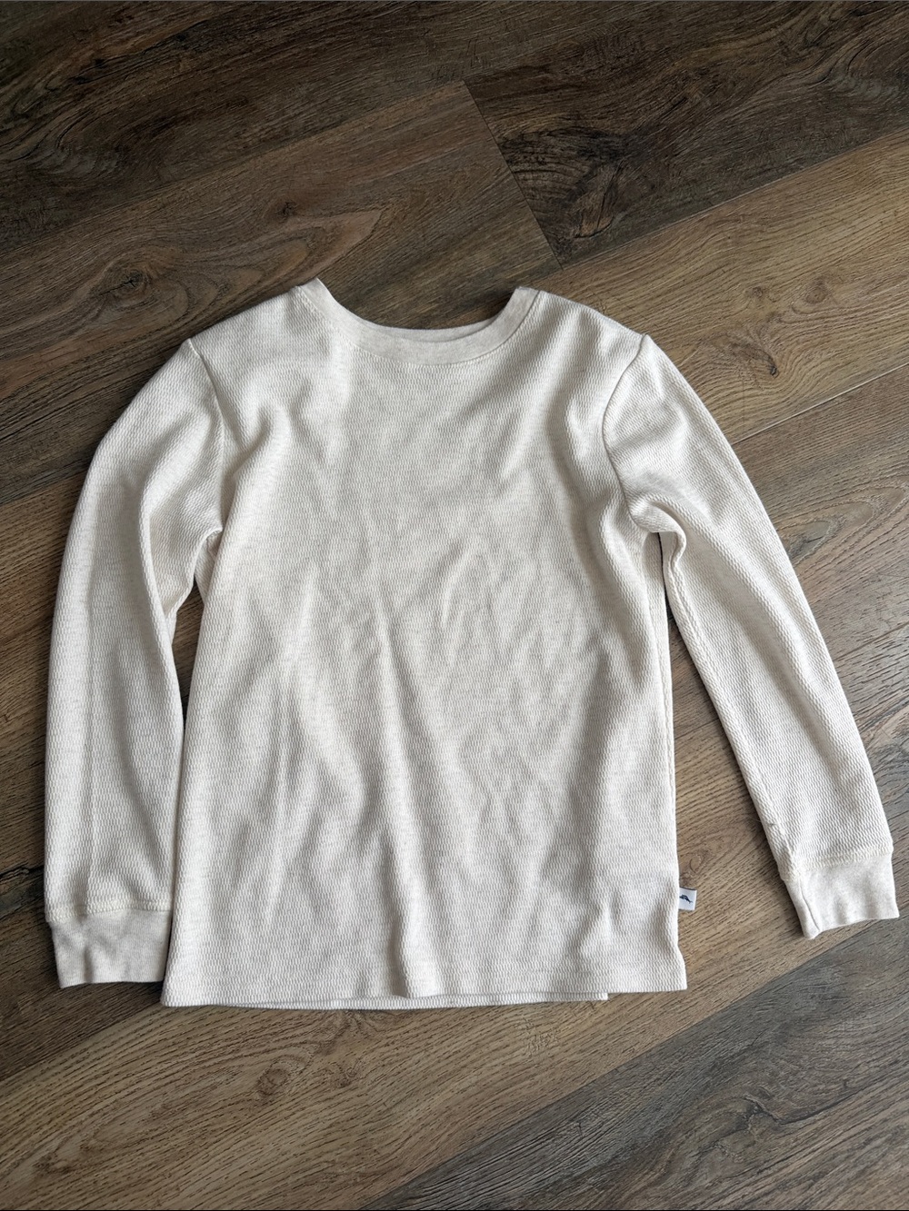 Tommy Bahama Long Sleeve Thermal Tee - Cream